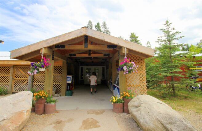 Photo of the park store at Mackinaw Mill Creek Camping in Mackinaw City, MI. © 2016 Frank Rogala.