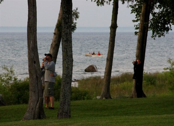 Photo of a sunset at Mackinaw Mill Creek Camping in Mackinaw City, MI. © 2016 Frank Rogala.