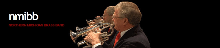 Photo of the Northern Michigan Brass Band, a musical performing group. Image source: northernmichiganbrassband.org.