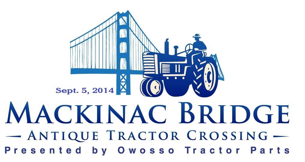 Logo for the Mackinac Bridge Antique Tractor Crossing. Image source: bobstractorpartscorner.com.