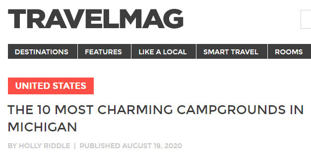 TRAVELMAG feat. Mackinaw Mill Creek Camping